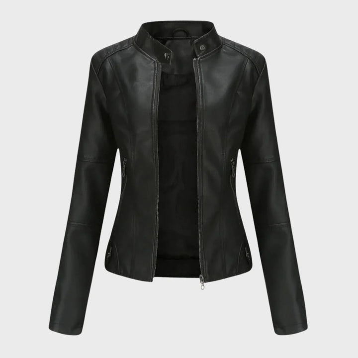 Romina | Chaqueta de Cuero Casual