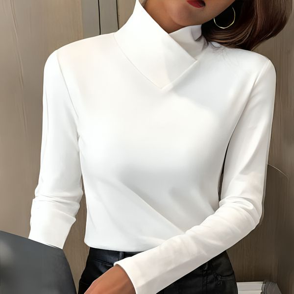 Benilda - Ajuste Elegante con Cuello Alto