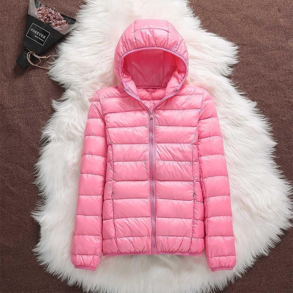 Yasmina | Nueva chaqueta impermeable con relleno de plumas de pato blanco