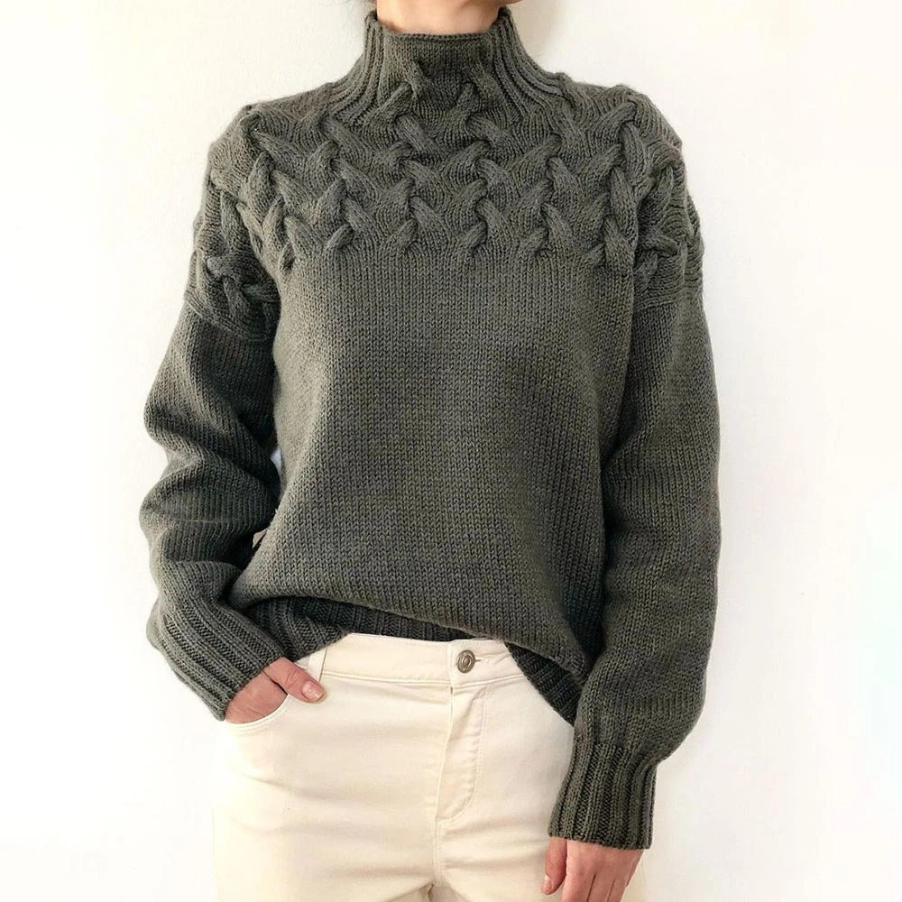 Elena | Suéter de Cuello Alto Cálido