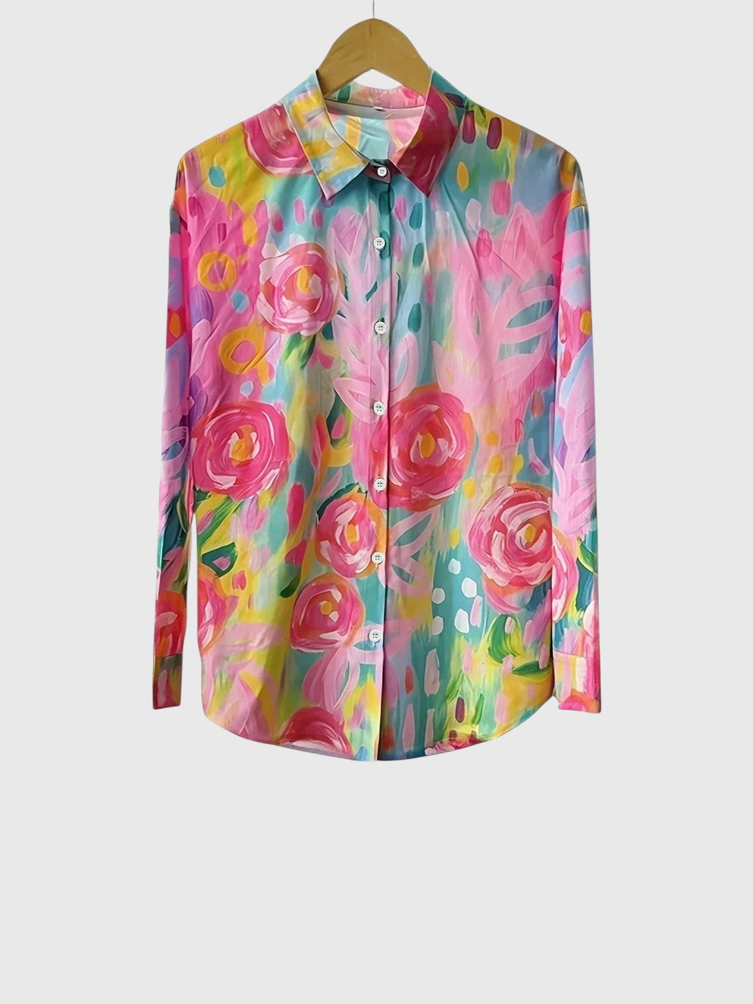 Ángela - Blusa de Patrón Colorido
