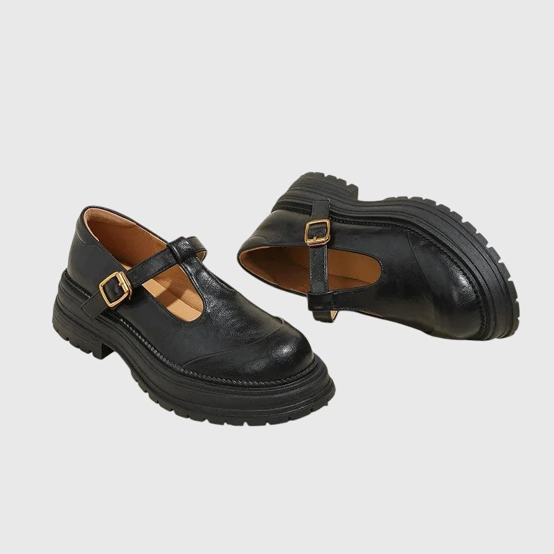 Maria Elegante Zapato de Cuero