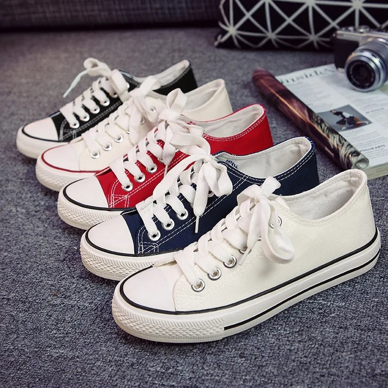 Imogen Zapatos De Lona Clásicos Confort Vintage Moderno