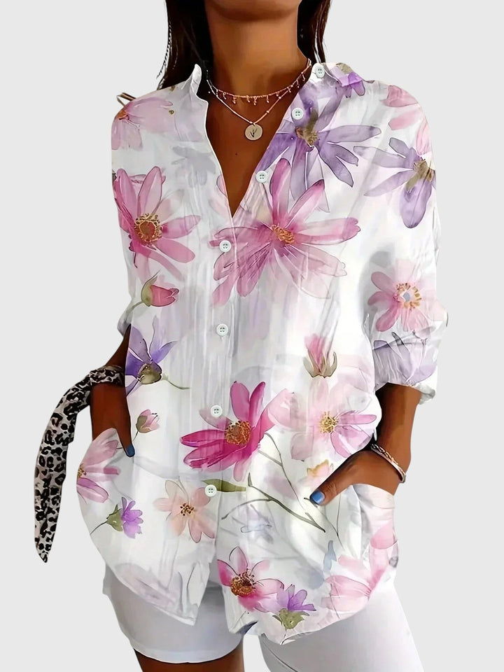 Ángela - Blusa de Patrón Colorido