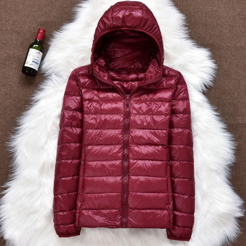 Yasmina | Nueva chaqueta impermeable con relleno de plumas de pato blanco