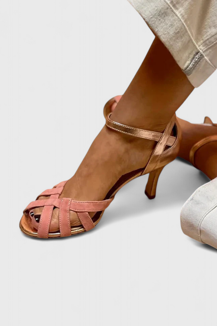Juul Tacones Elegantes con Tira en T y Plantilla Acolchada