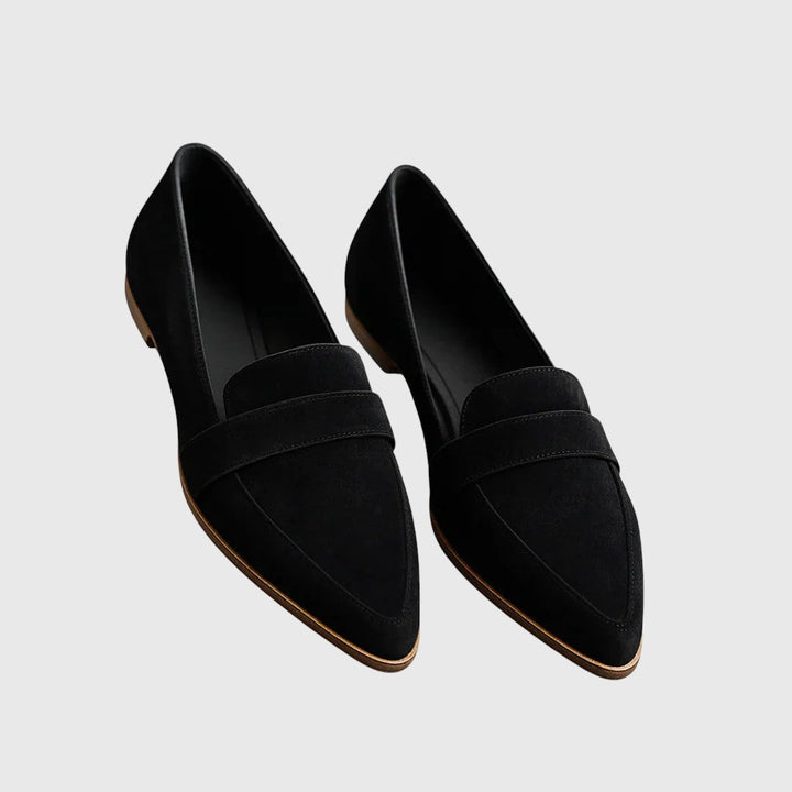 Rosa Mocasines de Cuero Ortopédicos Edición Premium