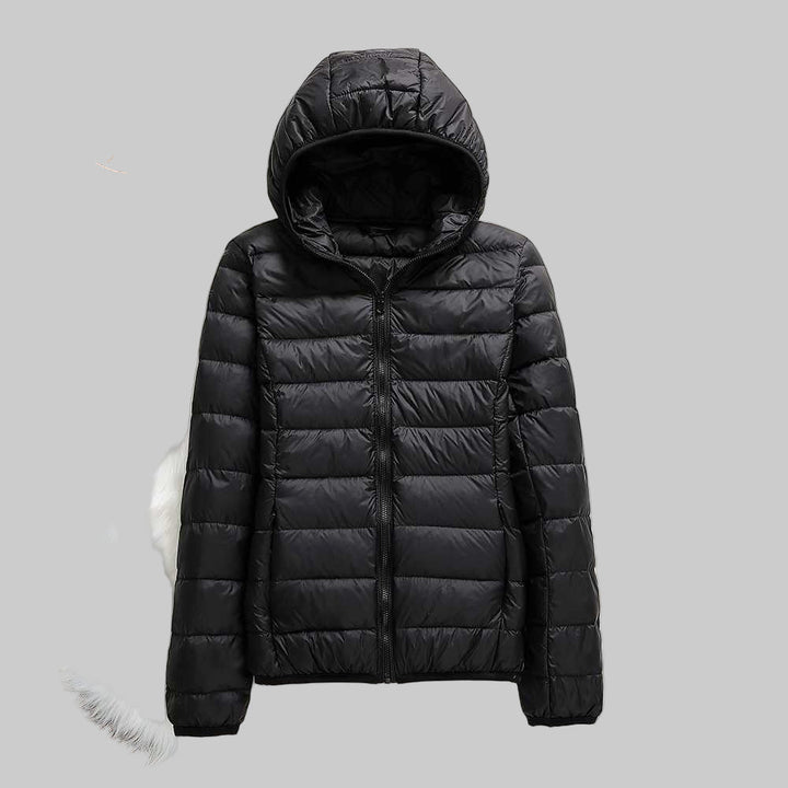 Yasmina | Nueva chaqueta impermeable con relleno de plumas de pato blanco