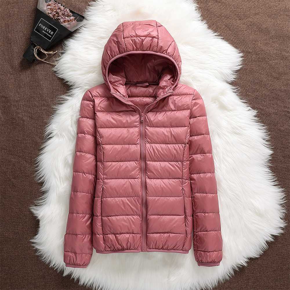 Yasmina | Nueva chaqueta impermeable con relleno de plumas de pato blanco