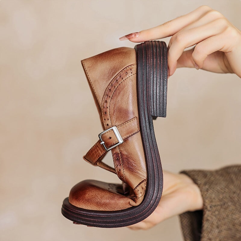 Verda - Elegante Zapato de Cuero