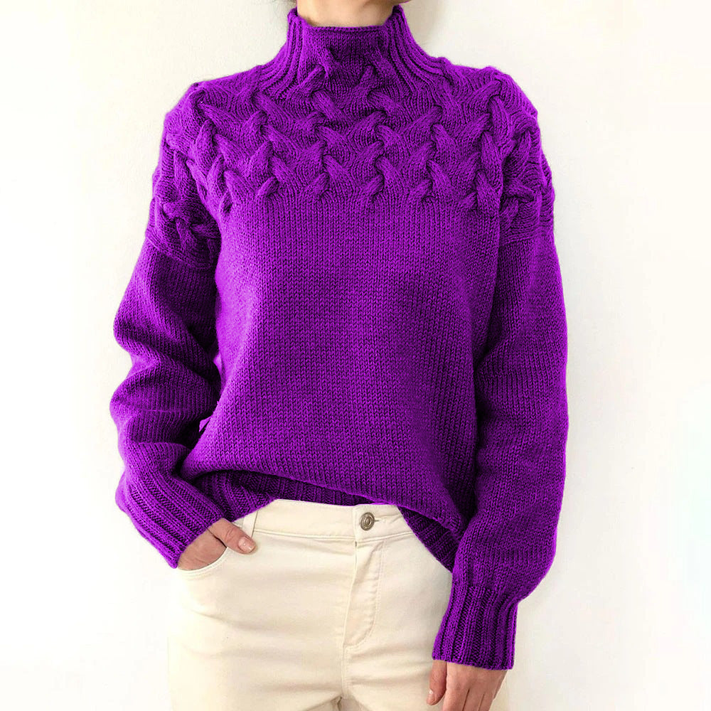 Elena | Suéter de Cuello Alto Cálido